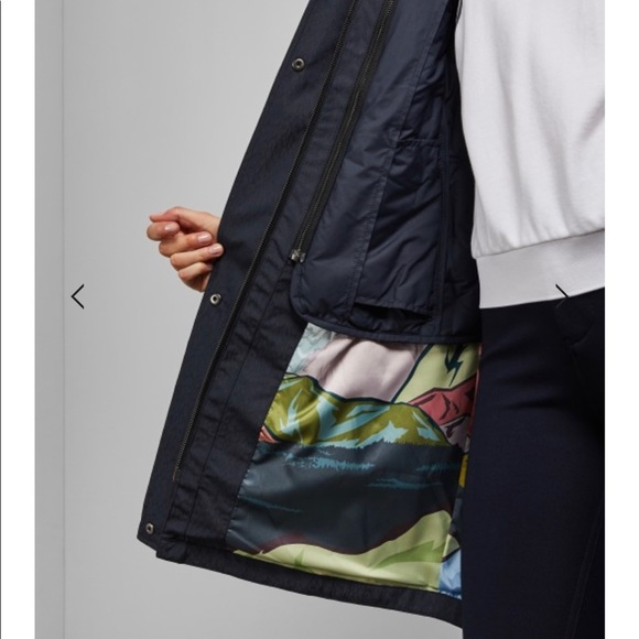 Ted Baker Valioni rain tech navy blue jacket - Picture 3 of 11